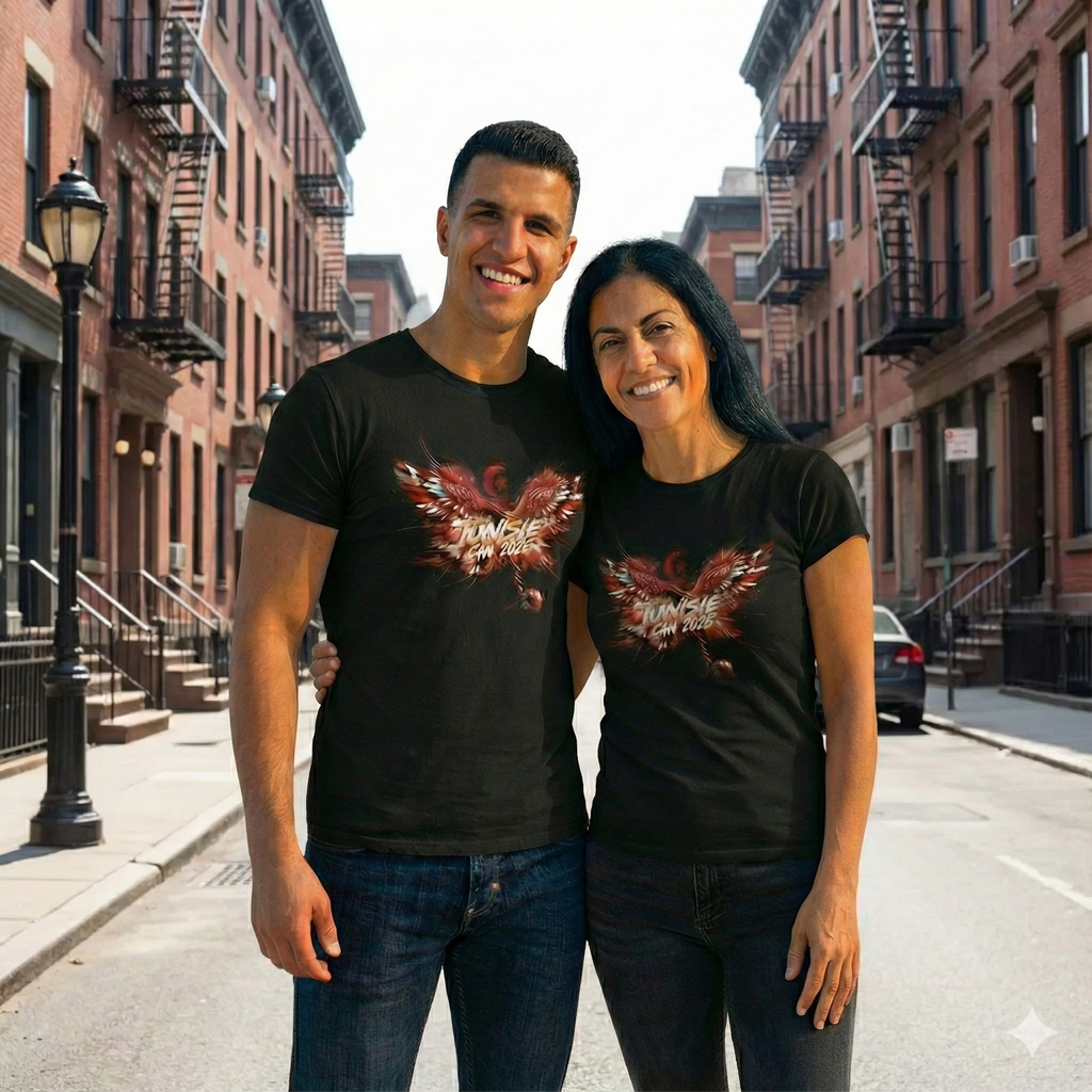 T-shirt Tunisie CAN 2025 Action